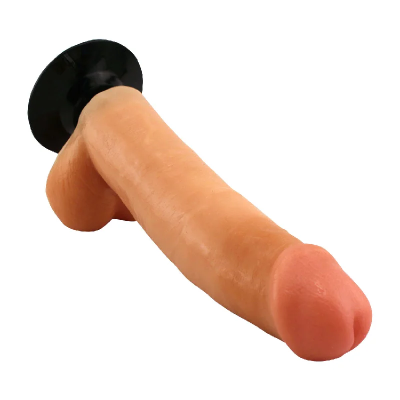 8" Vibrating Dildo - Light