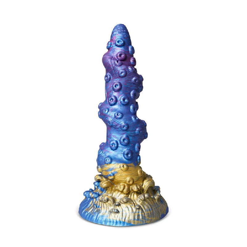 Alien Tentacle Blue Dildo with Suction Cup