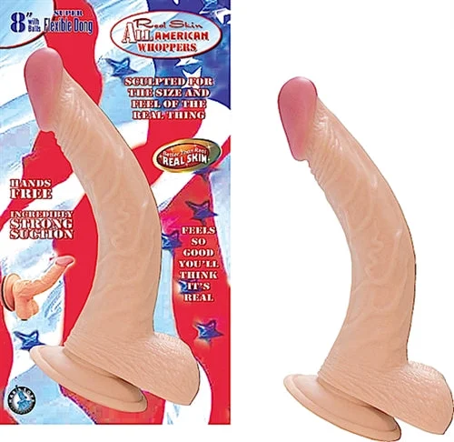 Curvy Delight 8-Inch Suction Cup Dildo with Real Feel