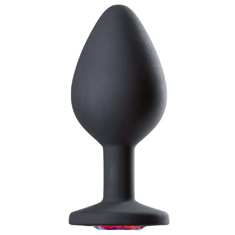 Cloud 9 Novelties Gems Jeweled Silicone Anal Plug  - Medium