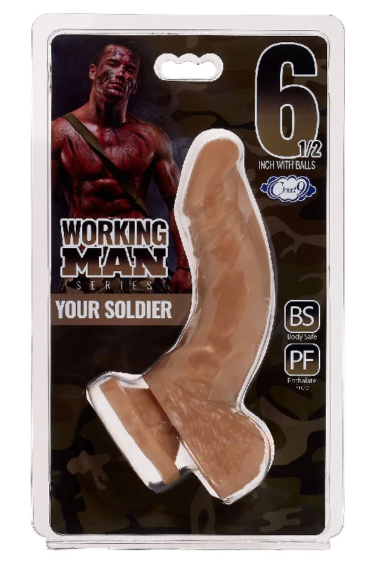 Cloud 9 Working Man 6.5 Inch With Balls - Your   Soldier - Tan