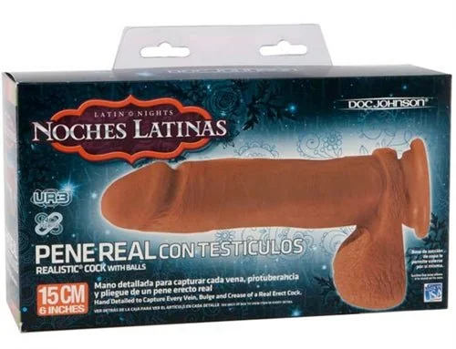 Noches Latinas - Ultraskyn Pene Real Con Testiculos - Inch