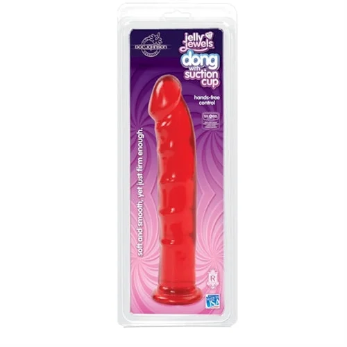 Jelly Wonderland Suction Cup Dong with 6 Rib Ticklers