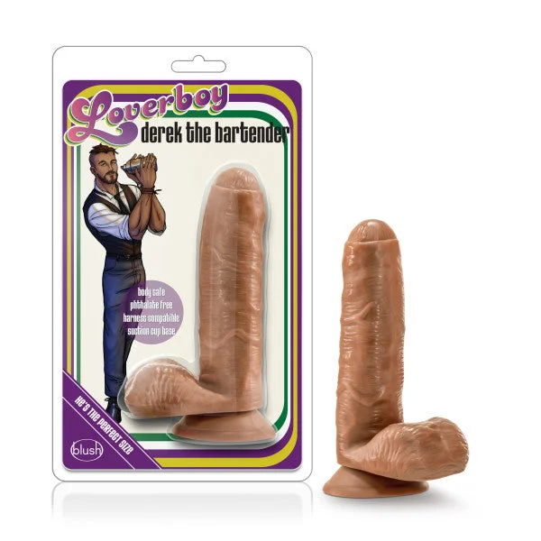 Cheeky Bartender Derek: Fun 5.5-Inch Lifelike Toy with Suction Cup Base