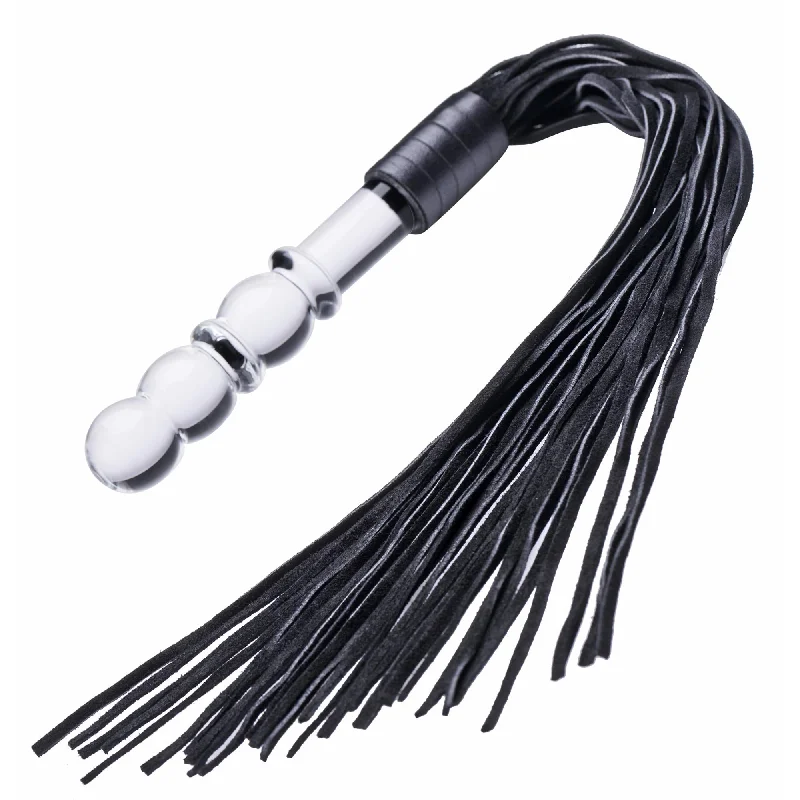 Prisms Erotic Glass Lingam Glass Dildo Flogger