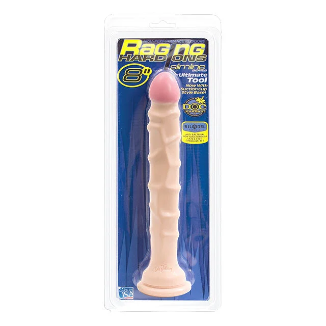 Raging Slimline Suction Cup 8 inches Dong Beige