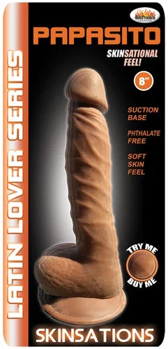 Latin Lover 8-Inch Dildo with Realistic Feel and Suction Cup