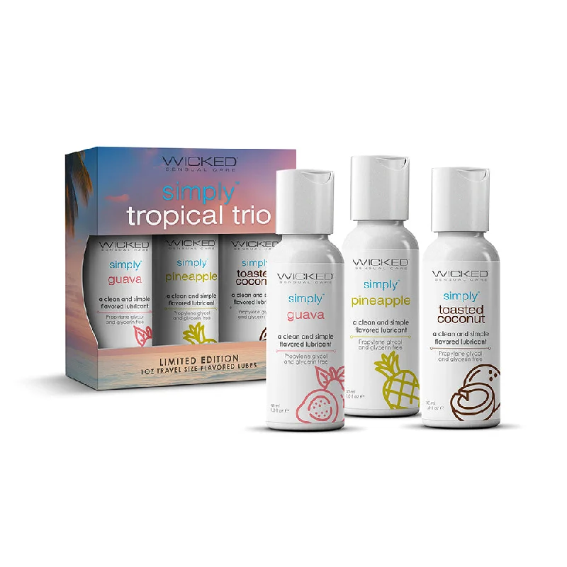 Wicked Aqua Simply Tropical Trio Guava, Pineapple, Toasted Coconut 1oz