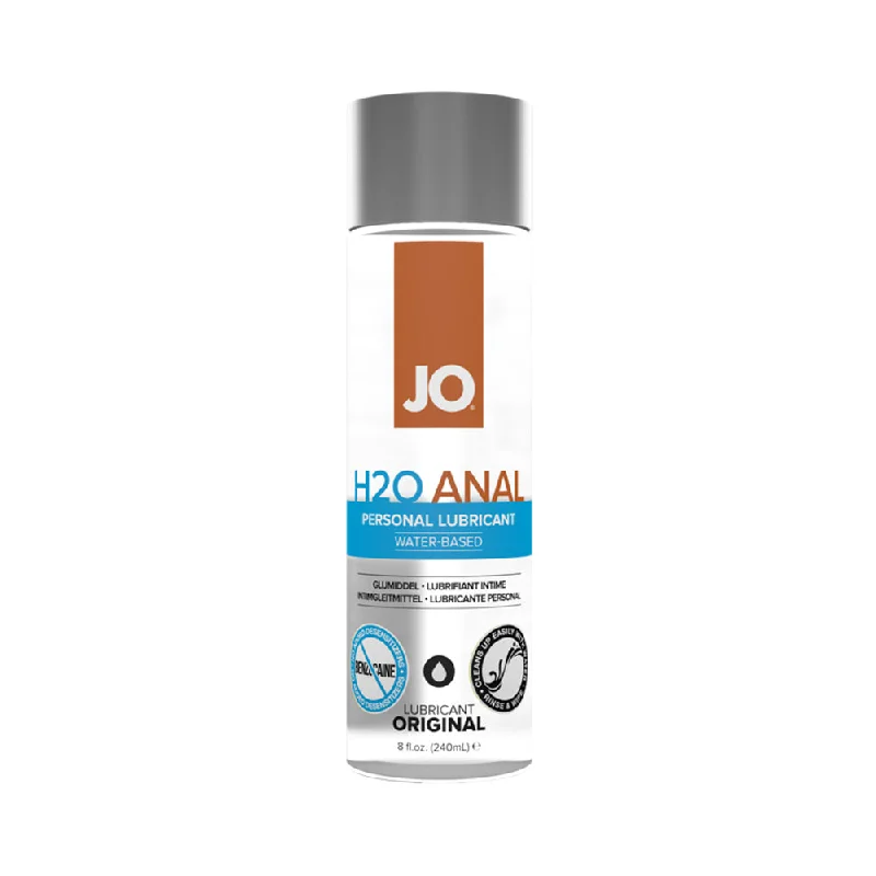 JO H2O Anal Water Based Lubricant 8 ounces