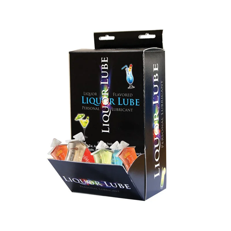 Liquor Lube 10 ml Tubes Six Assorted Flavors (72 Pcs/Display)