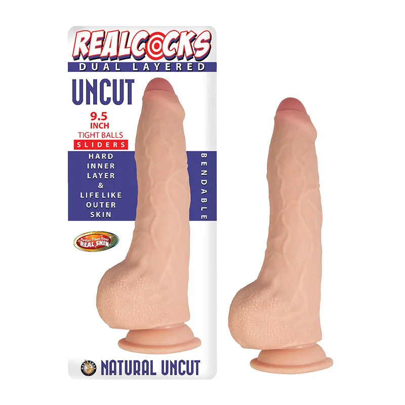 Realcocks Dual Layered Uncut Slider Tight Balls 9.5 in. Light