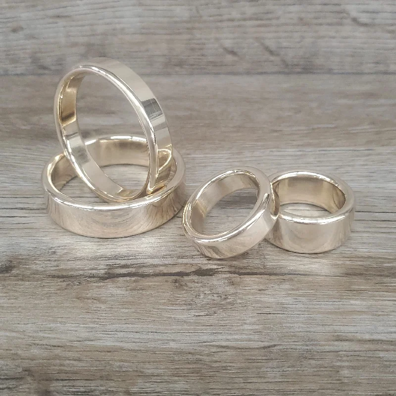 24K Gold Plated Glans Ring Cockring - Narrow & Wide Design Style