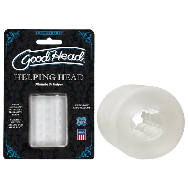 Goodhead UltraSkyn Helping Head Mini Handheld Stroker - Clear