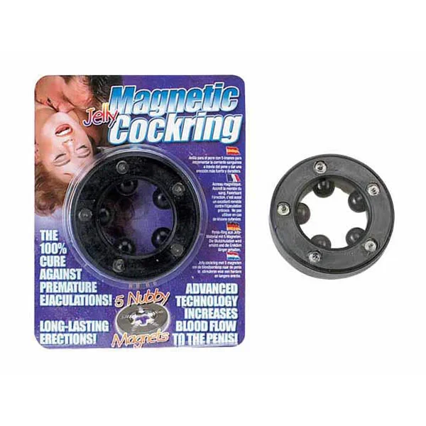 Magnetic Cock Ring-(2k777smk-bcd)