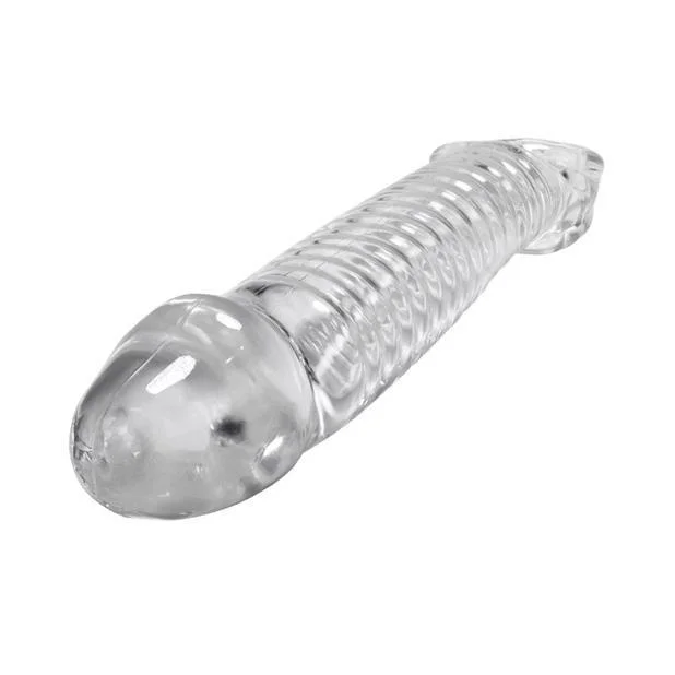 Oxballs - Muscle Cock Sheath Silicone Cock Sleeve (Clear)