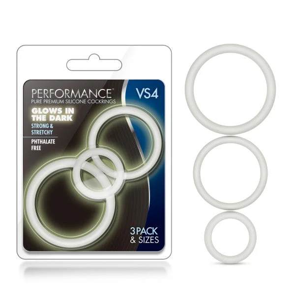 Performance VS4 Pure Premium Silicone Cockrings-(bl-370819)