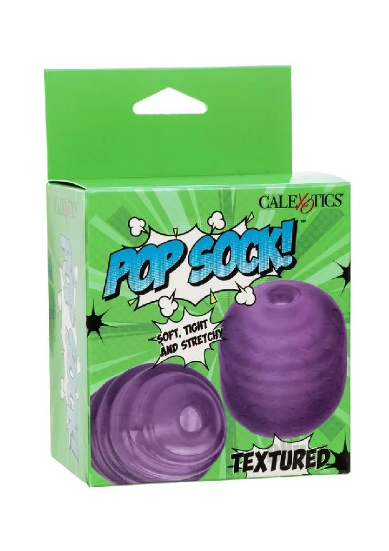 Pop Sock Textered Stroker Purple