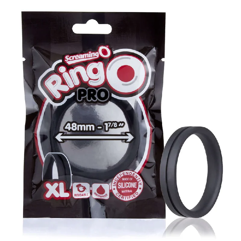 Screaming O RingO Pro XL Black - Super Stretchy Silicone Erection Ring for Enhanced Pleasure