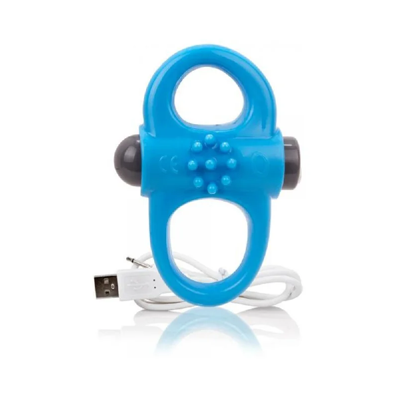 Charged Yoga Rechargeable Vibe Ring - Blue