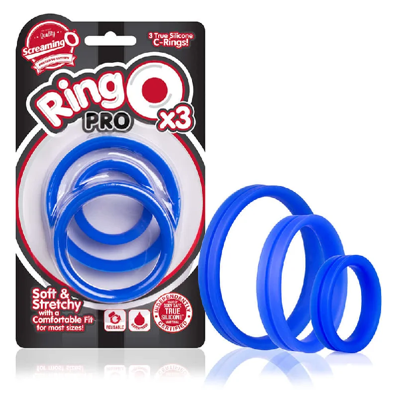 Screaming O RingO Pro X3 3 True Silicone Cock Rings