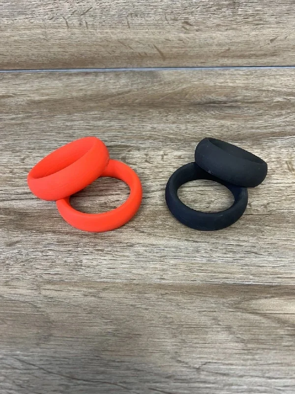 Silicone Donut Cockring Cock Ring Wide Style 3/4" Width Penis Band Enhancer