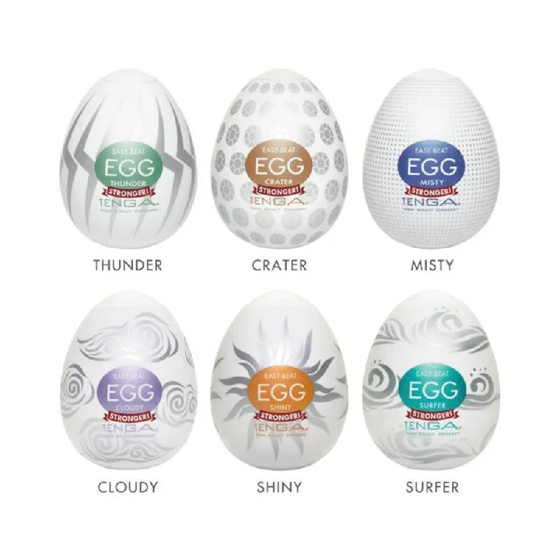 Tenga Egg Variety Pack Hard Boiled Strokers 6 Pack