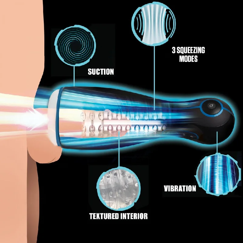 The Milker Extreme 16X Automatic Sucking, Squeezing, and Vibrating Masturbator