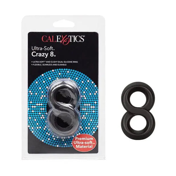 Ultra Soft Crazy 8 Ring - Black